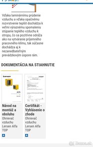 Plynový ohrievač Lersen Alfatop takmer nepouzivany - 9