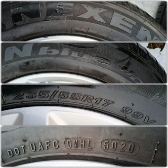 5x120 R17 BMW 5 Lúč + Pneu 235 55 R17 6mm - 9