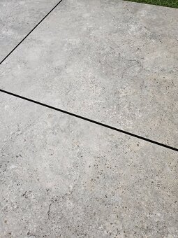 Dlažba hrubka 2cm,60x60, aj na terče, travertíno sivá - 9
