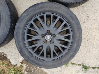 Hliníkové disky originál Volvo 5x108r16 na novo pieskované - 9