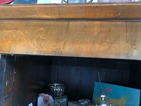 Starožitná knižnica Š203xh57,5xV184cm - 9