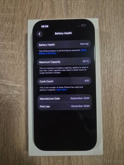 iPhone 16 Pro 90% Baterka - 9