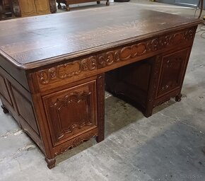 Starožitný pisací stôl - 9