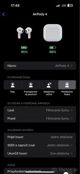 NOVÉ Apple Airpods 4 ANC, ZÁRUKA - 9