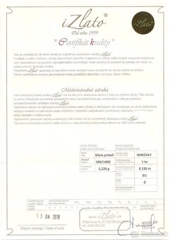2,2g Zásnubný prsteň z bieleho zlata 14K s diamantom 0,15ct - 9