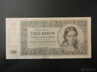 Bankovka 1000Kčs 1945 - 9
