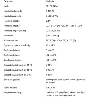 Lifepo4 články 314AH (330+AH) 800 cykl grade A - 9