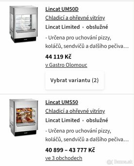 PREDAM PROFESIONÁLNE TEPELNÉ VITRÍNY LINCAT Z NEREZU OTOČNE - 9