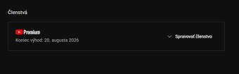 YouTube,Spotify PREMIUM individual 3/6/12 mesiacov alebo DUO - 9
