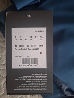 Schoffel pánska páperová zimna bunda kabat NOVA ORIGINAL - 9