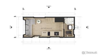 Tiny House s podvozkom a konštrukciou na - na dokončenie - 9
