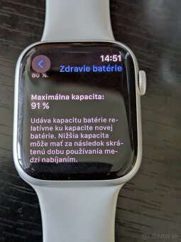 Apple Watch Series 8 – 45 mm Silver Aluminum - 9