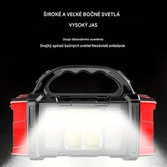 Solárna LED Baterka, červená - 9