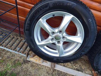 Predám sadu zimných pneumatík-Michelin alpin - 9