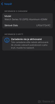 Apple Watch 10 42mm GPS MIDNIGHT - nové, rok záruka - 9