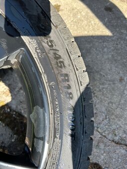 5x112 r18 245/45 sada diskov + zimné pneumatiky - 9