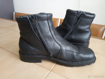 Panske zimne kozene cizmy RIEKER. - 9