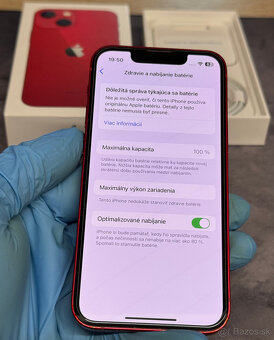 Apple iPhone 13 Mini 128 GB Product Red / nová batéria - 9