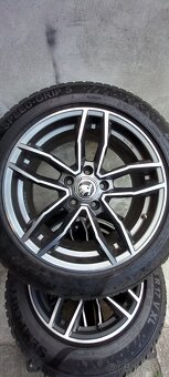 Hlinikove disky 5x112 r17 a zimne pneu 215/55 r17 - 9