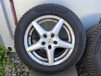 hliníkové disky + zimne pneu VW group, skoda audi 215/60 R16 - 9