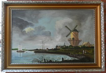 Starozitné obrazy s motívom Krajiny - 9