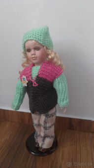 Predám ako nové - hodnotnú porcelánovú bábiku - 9