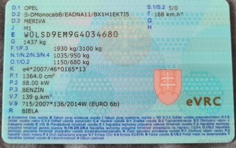 Opel Meriva 1.4 TURBO/88 KW/M5/Rok 2016/ Top Stav. Ťažné . - 9