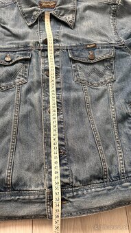 Pánska,kvalitná džínsová bunda WRANGLER - veľkosť L - 9