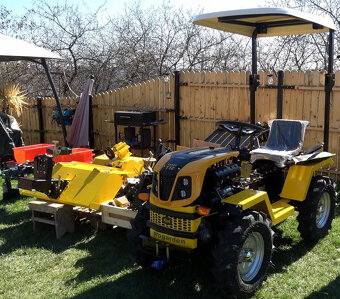 Minitraktor GARDEN T18 VER-G2 4x4,12HP diesel - 9