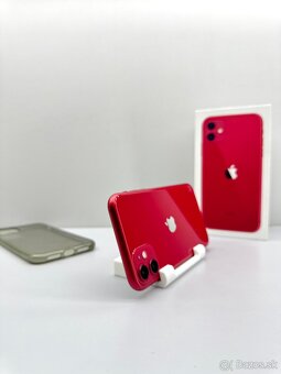 iPhone 11 RED NOVÁ BATÉRIA 100% + PRÍSLUŠENSTVO - 9