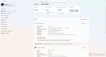 Notebook Lenovo Legion 5 17ACH6H predám vymením - 9
