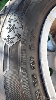 alu disky Škoda R16 + zimne Barum Polaris 215/60R16 - 9