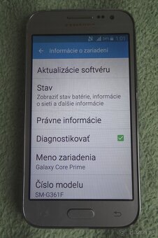 Predám funkčný Samsung Galaxy Core Prime VE G361. - 9