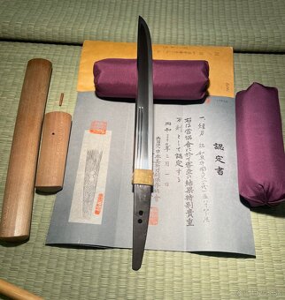 Japonský Starožitný Samurajský meč Tanto Kunisada - 9