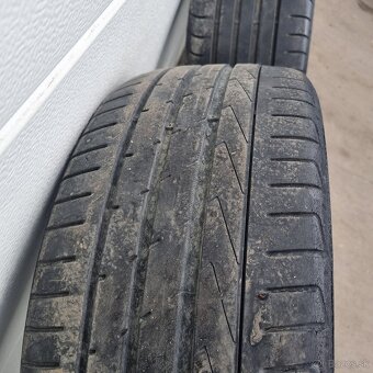 ALU disky Toyota 5x114,3 + pneu 225/45 r17 letne. - 9