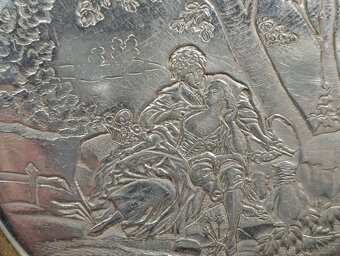 Velké dvouplášťové kapesní hodinky Régulatéur s romantickou - 9