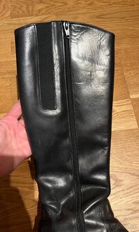 Čierne kožené čižmy Gabor - 9