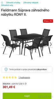 Záhradný set - 9