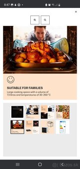 Vstavaná rúra Klarstein Illuminosa Smart Oven - 9