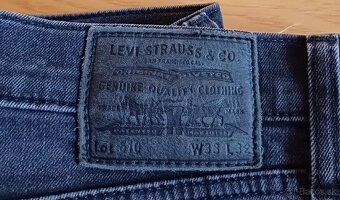 Levis tmavošedé slim fit streč - 9