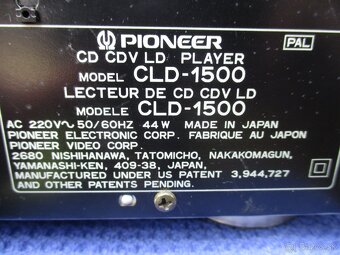 Pioneer CLD-1500 REZERVOVANÝ do ČR. - 9