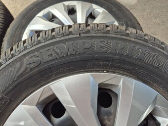 5x100 r15 zimné sada Volkswagen POLO + 185/65 r15 - 9