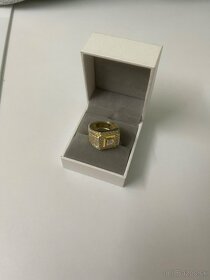 Briliantový prsteň - drahokam moissanite 0,5ct + 1,82ct - 9