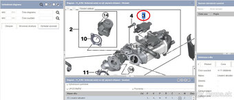 nastavovací motorček klapky chladiča AGR na BMW - 9