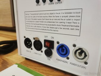 Studené iskry 600W, cold sparks, diaľkové ovládanie - 9