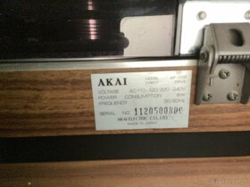Akai Gramofón Direct Drive AP-006, Akai ORF. ihla fungl nová - 9