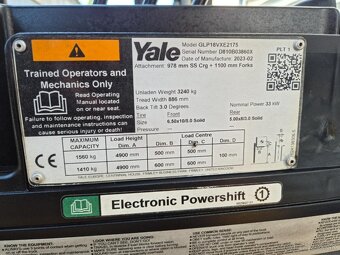 Použitý vysokozdvižný vozík Yale 1,8t, LPG (2023) - 9