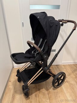 Cybex Priam 3 v 1 Sepia Black – podvozok Chrome Brown 4.0 + - 9