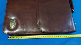 Pánska kožená taška- nová - 9