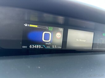 Toyota Prius 1.8 Hybrid / V Záruke / SK Pôvod / 1.Majiteľ - 9